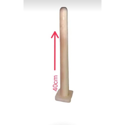 kaki meja kayu bulat minimalis