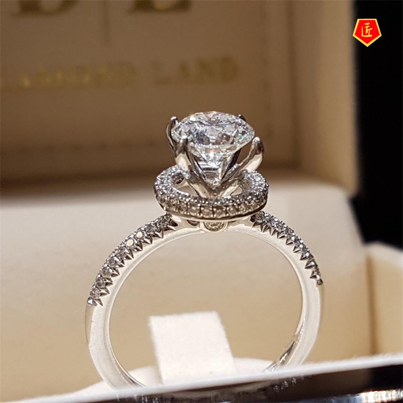 [Ready Stock]Elegant Classic Diamond Ring