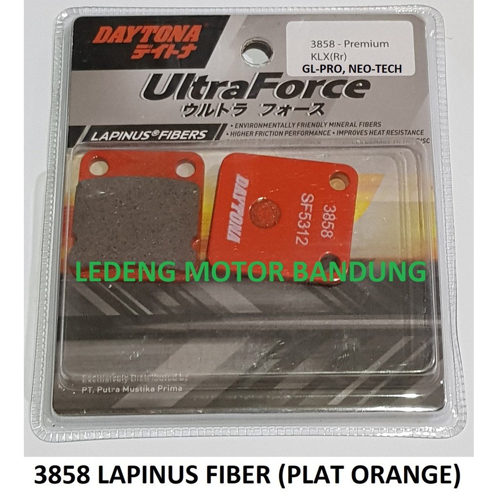 Disc Pad 3858 GL-Pro NeoTech KLX Rear Kampas Rem Cakram Lapinus Fiber