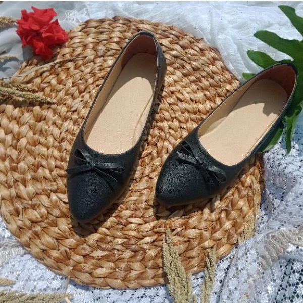 FLAT SHOES sepatu balet wanita lentur anti kaku