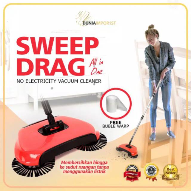 sapu otomatis sweep drag