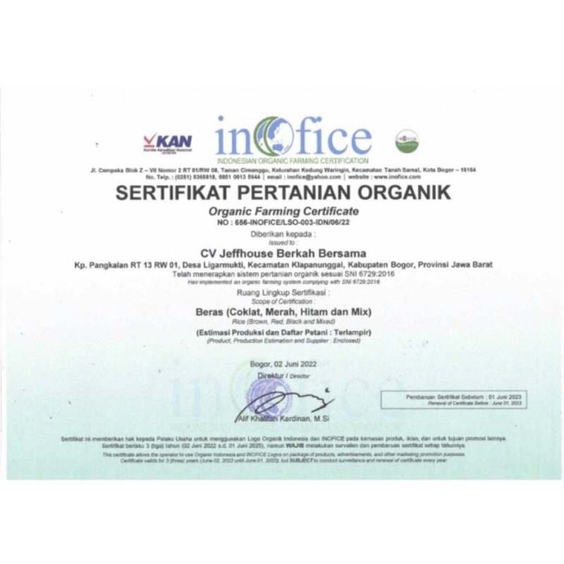 

ADY78 Beras Coklat Organik SundaKala 1 kg