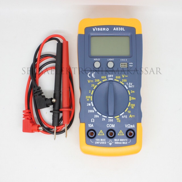 Multi Tester Avometer Multimeter Digital Visero A-830L