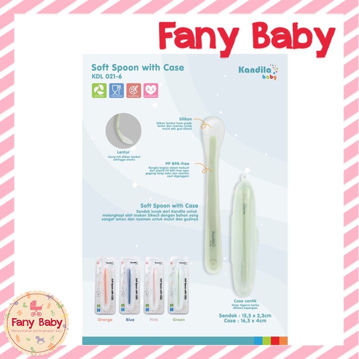 KANDILA BABY SOFT SPOON WITH CASE KDL 021-6