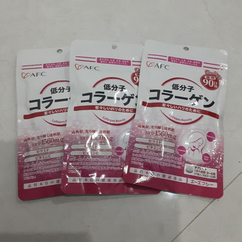 AFC COLLAGEN BEAUTY JAPAN 1560 MG 270 TABLET 90 HARI SUPPLY