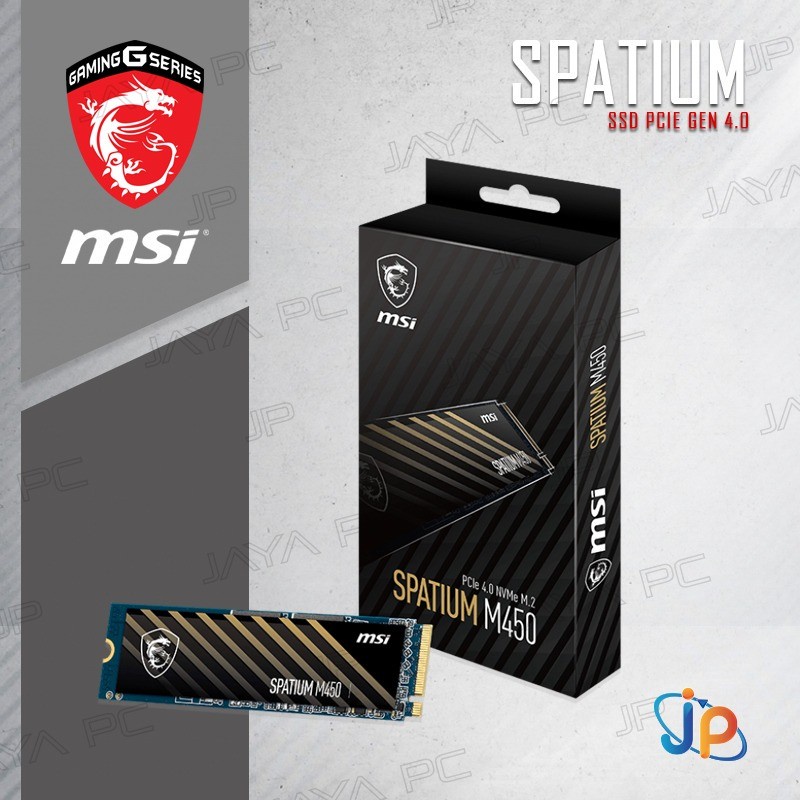 MSI SSD SPATIUM M450 V1 M.2 Pcie Gen4 Nvme 2280 1TB - M2 1 TB