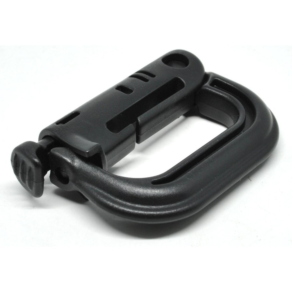 D D Ring Buckle Carabiner with Quickdraw - K307