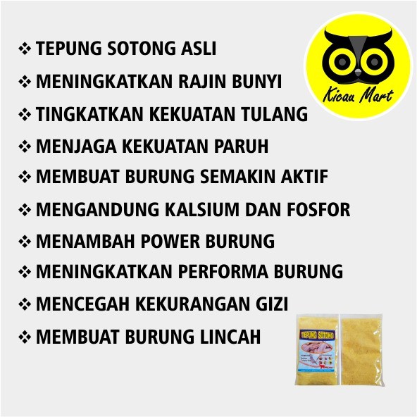 PAKAN MAKANAN BURUNG  MURAI CIBLEK LOVEBIRD KENARI TEPUNG ASINAN TULANG SOTONG R-FAM JAYA PKJK4RF