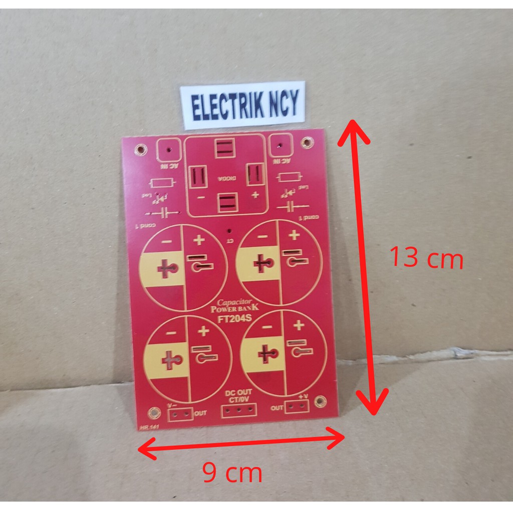PCB Power supply 4 Elco capassitor elko