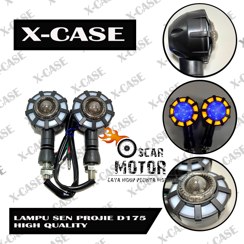 LAMPU SEN PROJIE XCASE D 175 SEIN MODEL PROJIE MOGE UNIVERSAL ORIGINAL motor