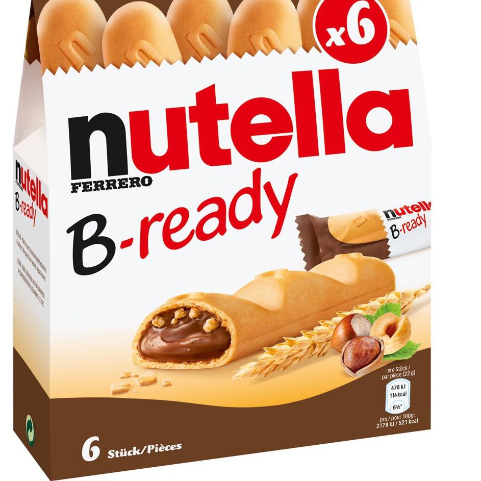 〖KLS〗 NUTELLA B-READY / Nutella Bready / Nutella B Ready - Biskuit Isi Nutella Coklat