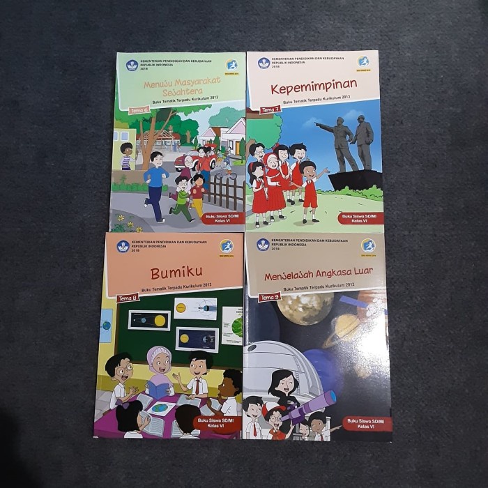 

❤BISA COD❤ Paket Buku Tematik SD Kelas 6 Semester 2 K 13 Rev 2018 Tema 6 7 8 9