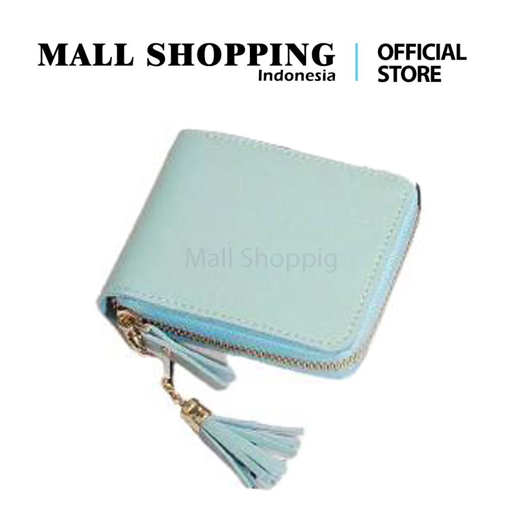 (COD) Dompet Koin Dompet Wanita Coin Pocket Korea PU Impor MALL SHOPPING