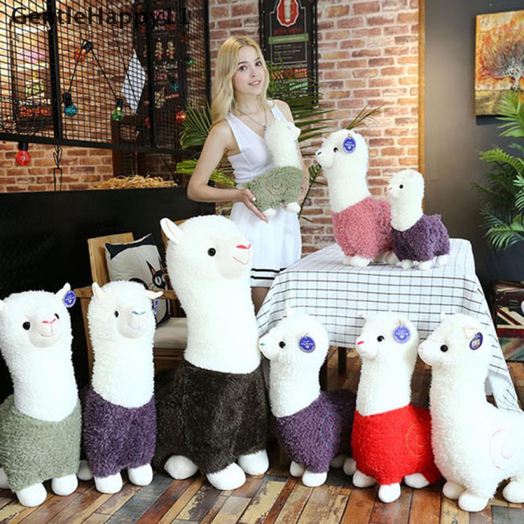 Gentlehappy Mainan Boneka Plush Llama Alpaca Kartun 28cm Untuk Bayi / Anak