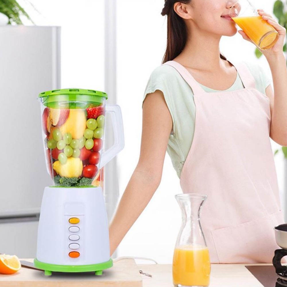 Blender Listrik 2 In 1 kapasitas tinggi Plastik Tahan Lama Jubake Blender Blender Buah Daging Sayur Dan Makanan Serbaguna