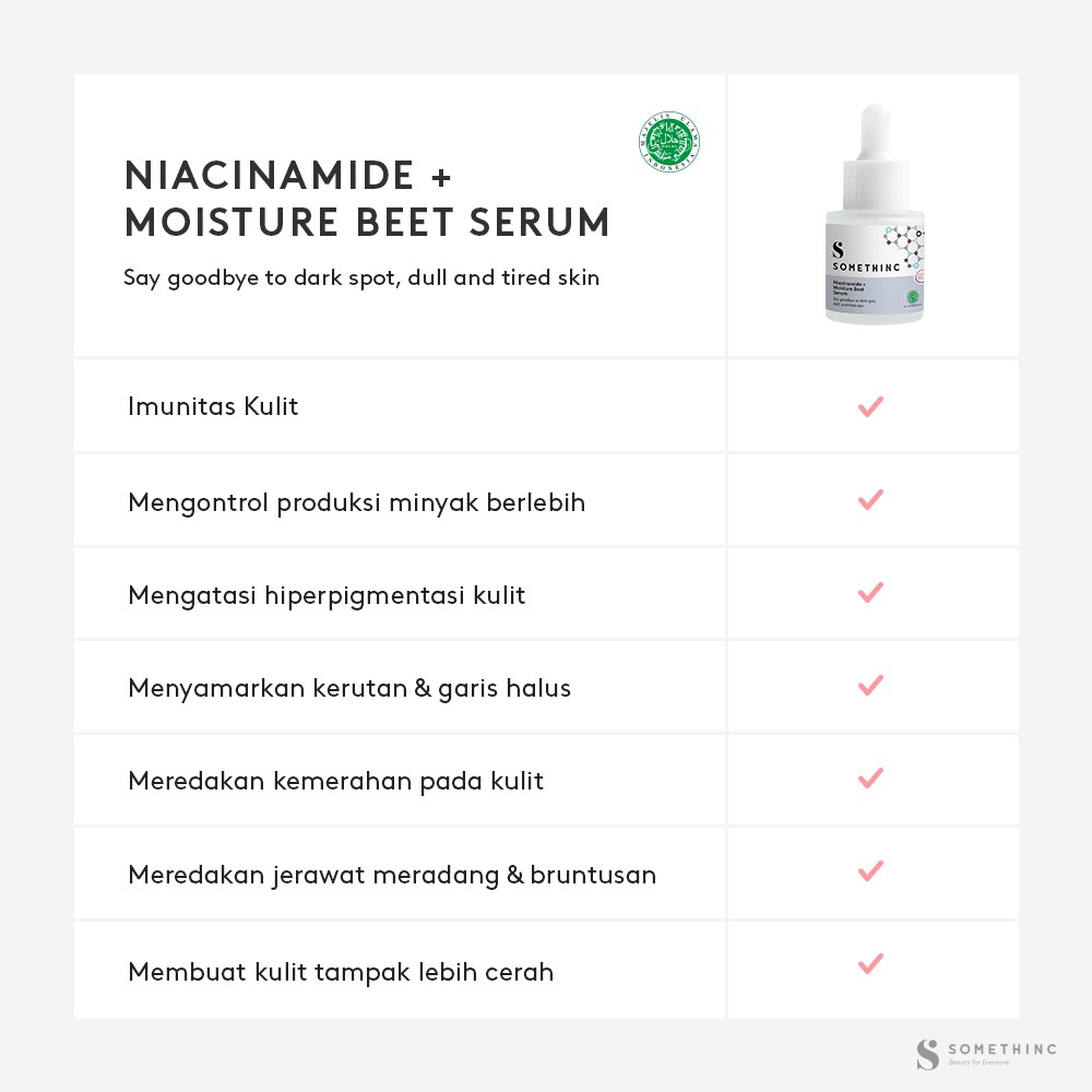 [ FREE GIFT ] SOMETHINC Niacinamide + Moisture Beet Serum - 20ml &amp; 40ml