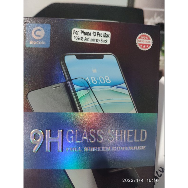 Tempered Glass iPhone 13/Pro/Max/Mini Mocolo Privacy Screen Guard antispy