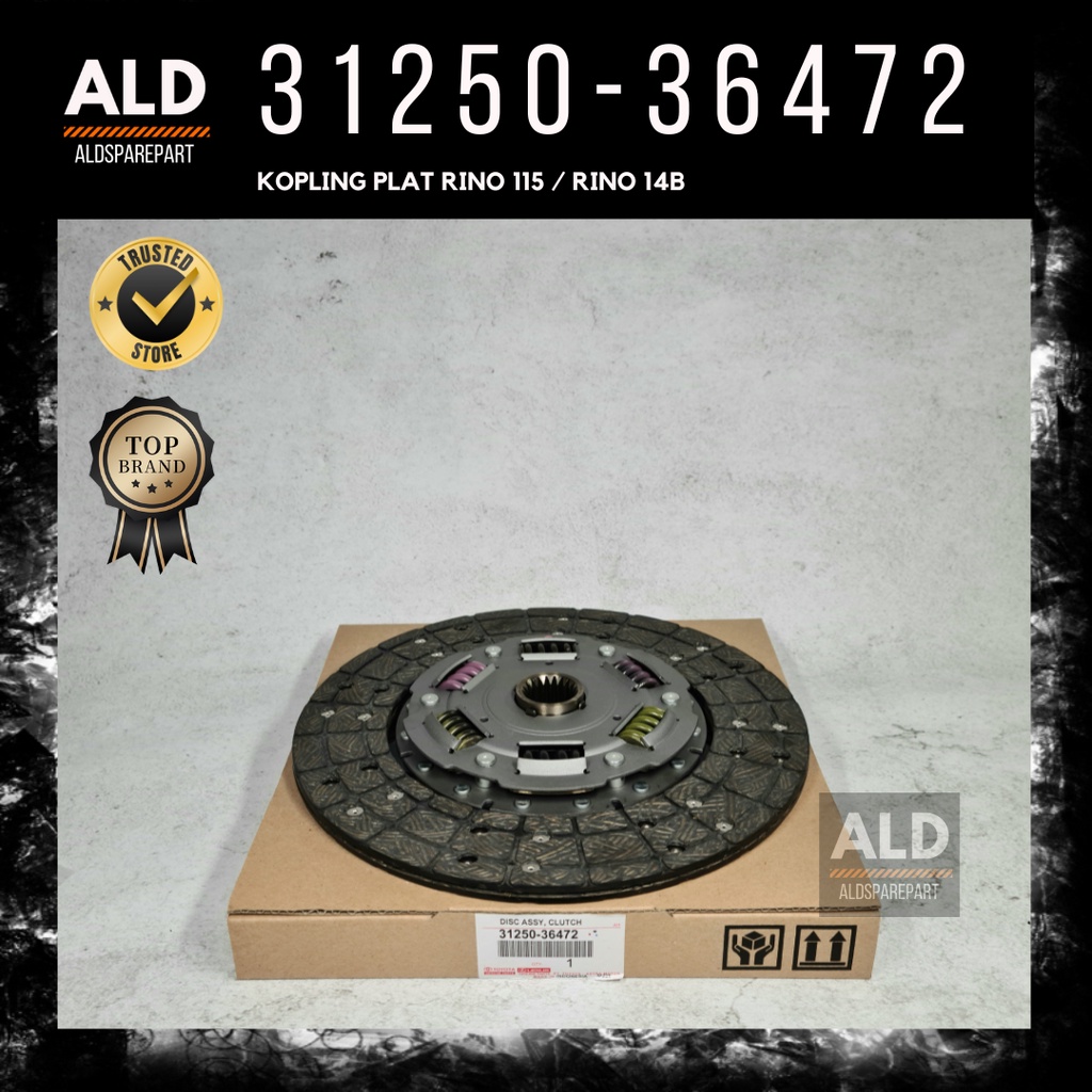 Clutch Disc Plat Kampas Kopling Dyna Rino 14B 115PS (31250-36472) GARANSI 1 BULAN