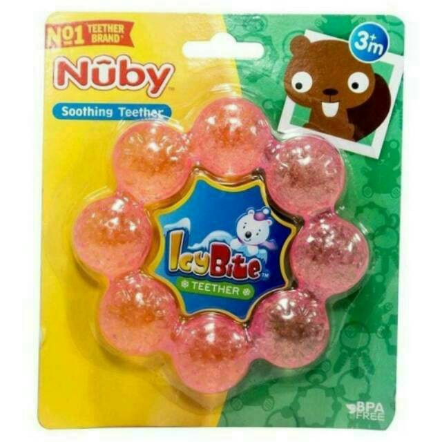 NUBY Ring Teether 3m+ gigitan bayi - 101000