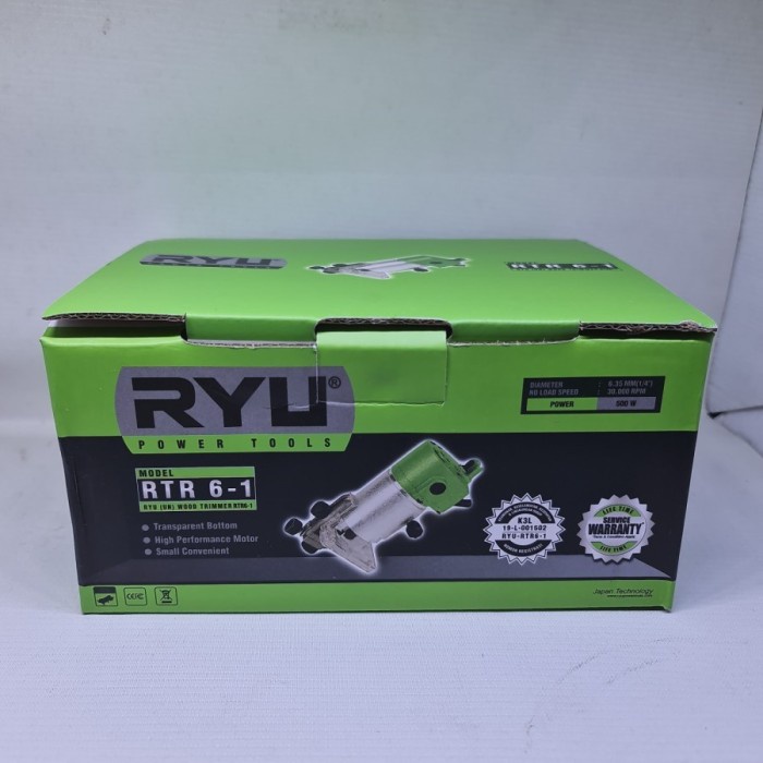 Mesin Trimmer RYU - Wood Trimmer RTR6-1 - Trimer RTR 6-1 Profil Router