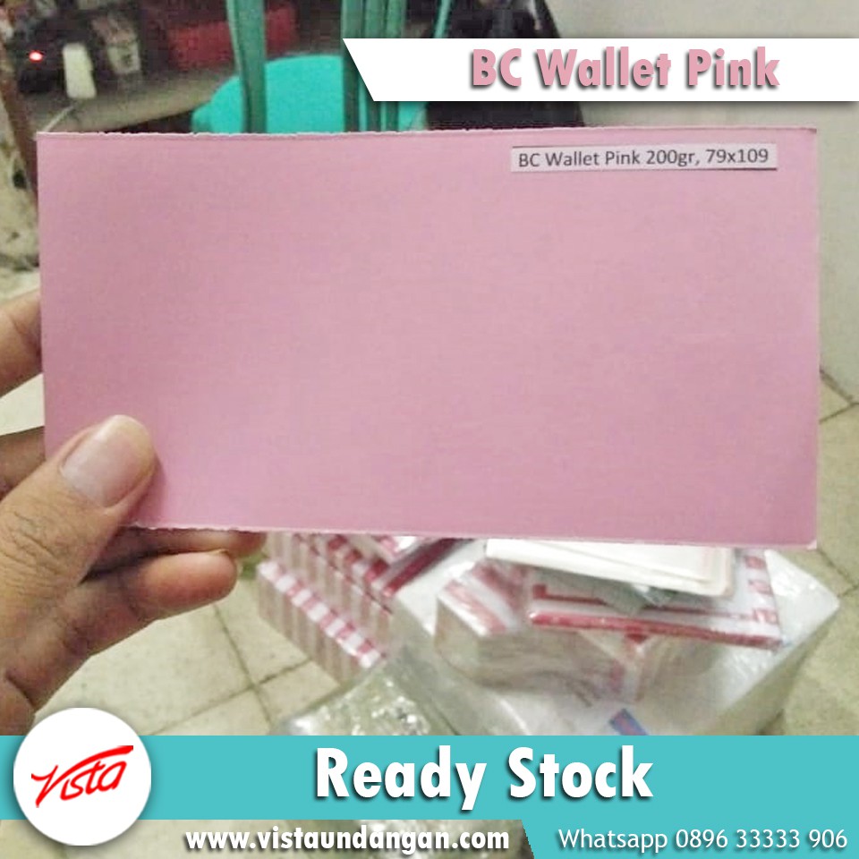 kertas BC Wallet Pink 79x109cm plano