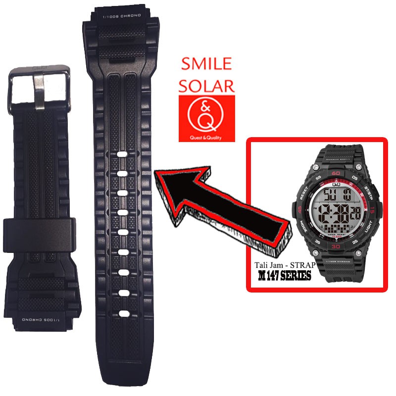 TALI JAM M147/ M148 / STRAP Jam Tangan Q&amp;Q QnQ QQ Original