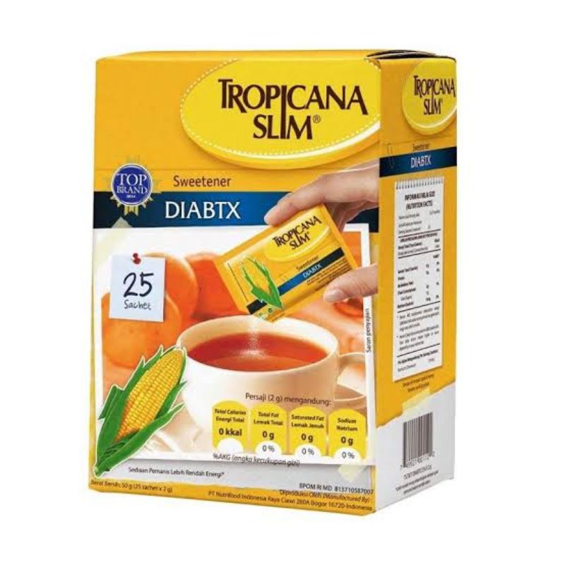 Tropicana Slim Diabtx 25 Sachet