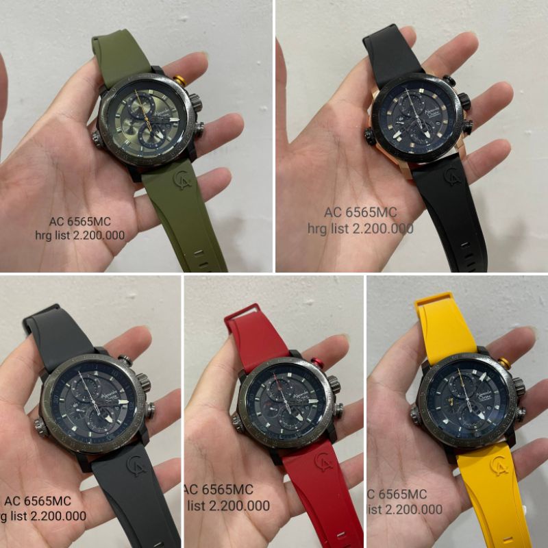 Jam Pria AC 6565 MC ORI || AC6565 RUBBER