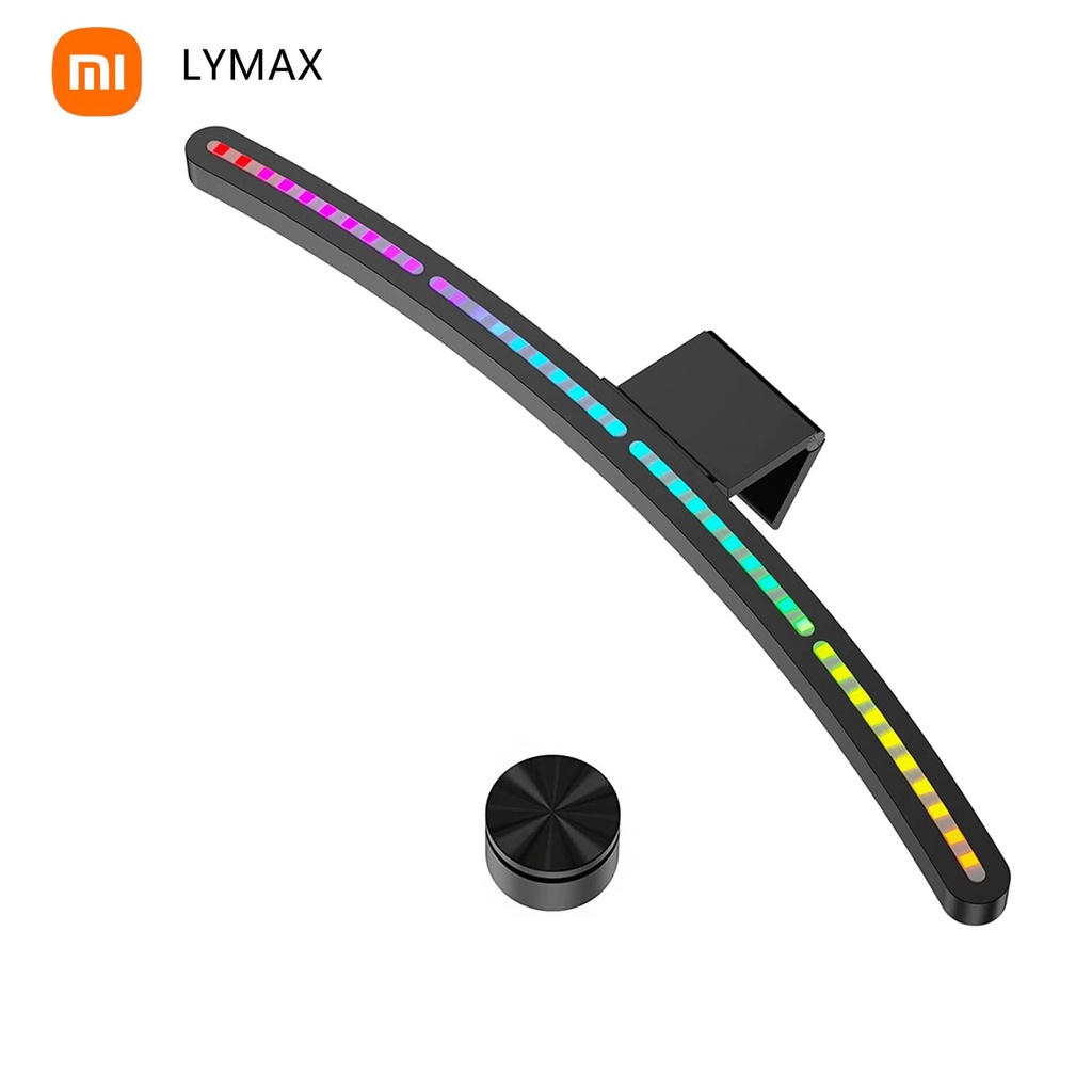 LYMAX RA97 Curved Monitor Light RGB Color Sound Sensitive Music- LAMPU LAYAR MONITOR LENGKUNG
