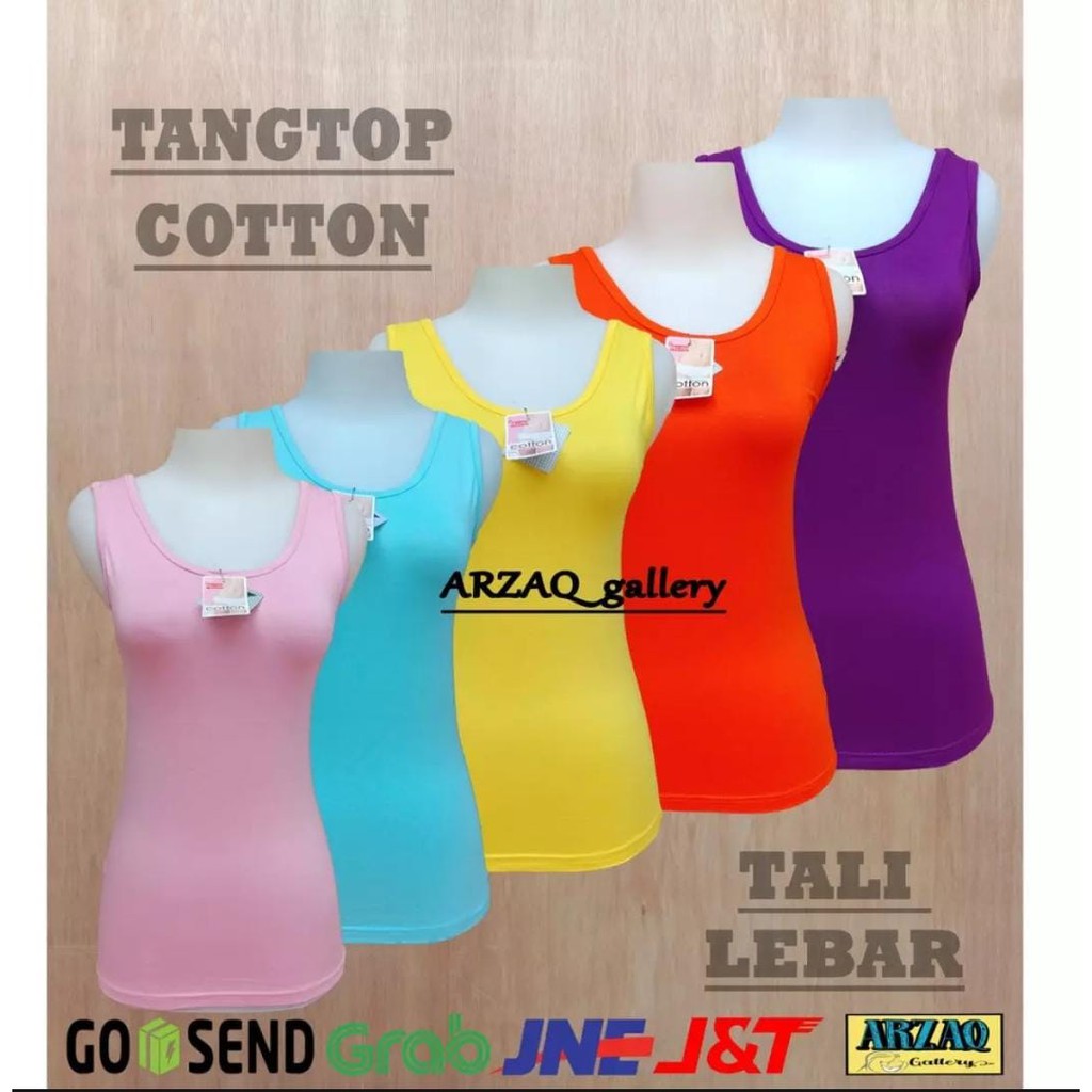 TANKTOP BASIC TALI LEBAR / TANGTOP DEWASA