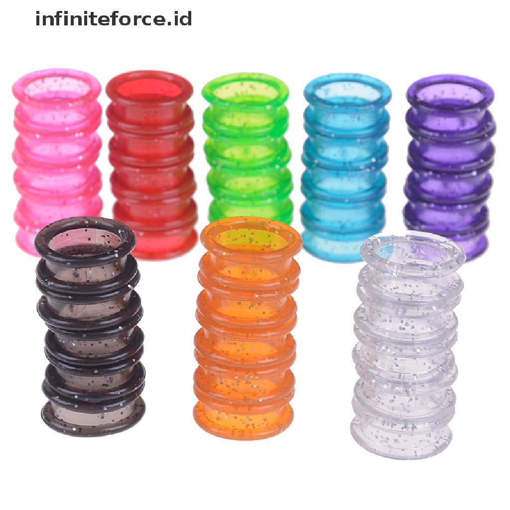 Infiniteforce.id 5pcs / Set Gunting Rambut Bahan Silica Gel Untuk Salon / Barber