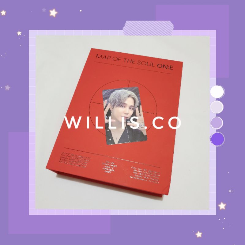 BTS MAP OF THE SOUL ON:E DVD UNSEALED JIMIN PHOTOCARD PC MOTS ONE