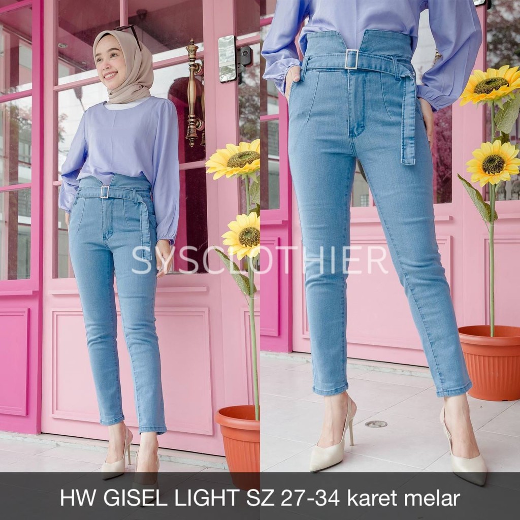 CELANA JEANS  WANITA HW GISEL LIGHT