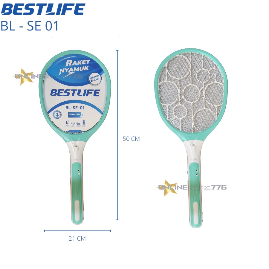 RAKET NYAMUK BESTLIFE BL SE 01 / RAKET NYAMUK CHARGER /  - INSECT KILLER - RECHARGEABLE - BERGARANSI