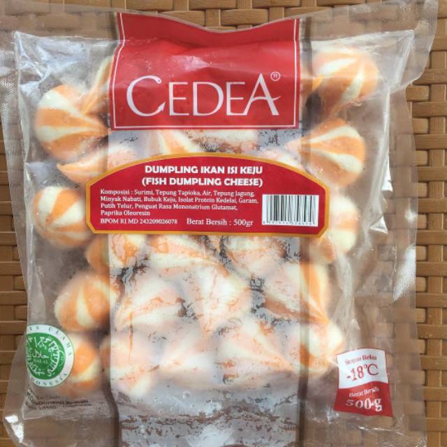 

Cedea fish dumpling cheese 500gr