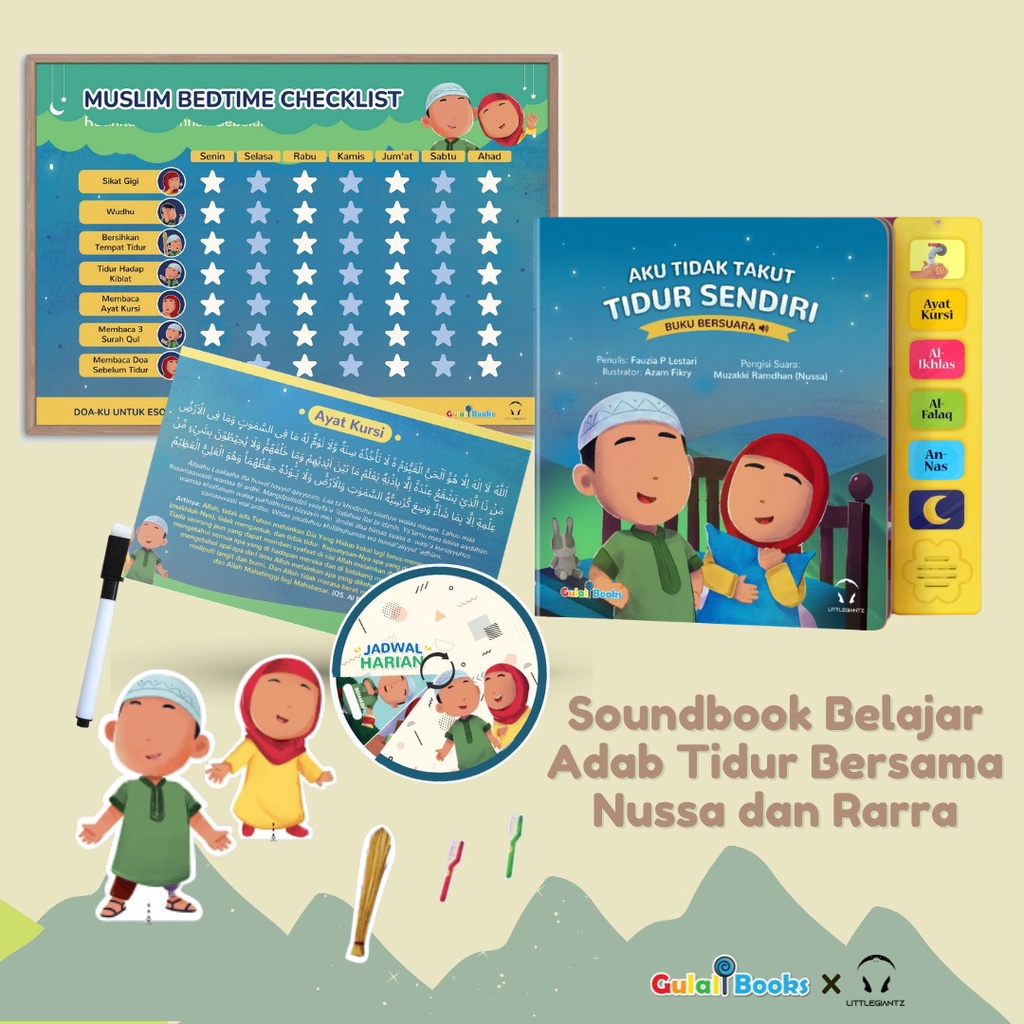 Buku Bersuara Doa: Aku Tidak Takut Tidur Sendiri