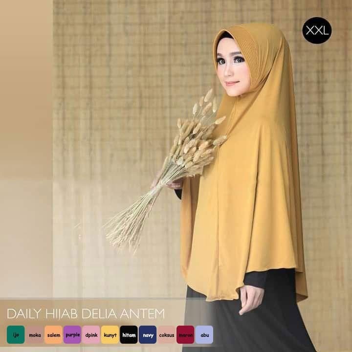 Nizam Bergo Hijab Jilbab Kerudung Instan Jumbo Xxl Ramadhan Lebaran 2022 Kekinian Terbaru Wanita Mus