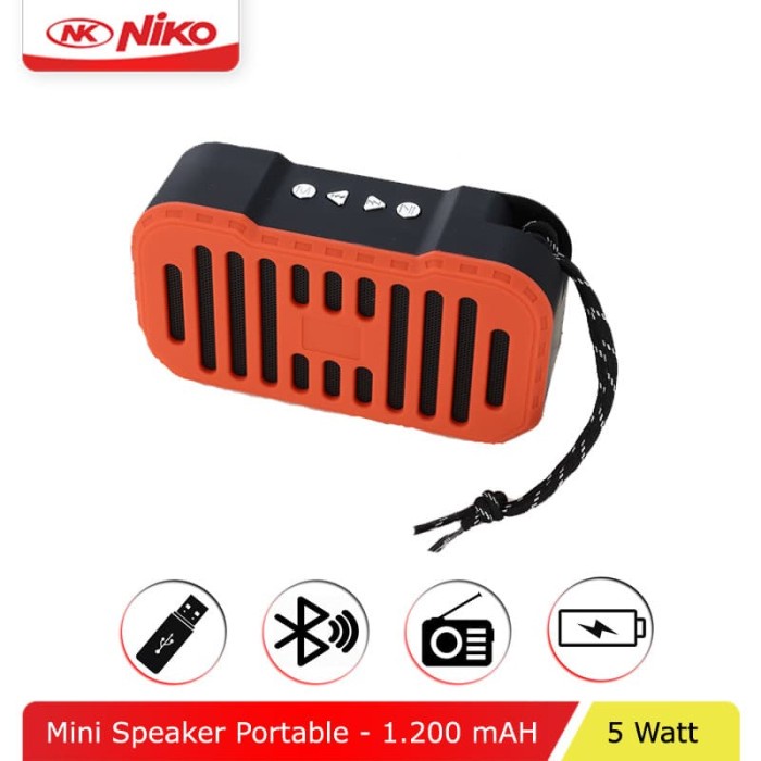 Speaker Mini Mini Speaker Portable NIKO JS-3(Z3J6) Speaker Mini HP Speaker Mini Flashdisk Speaker Mi