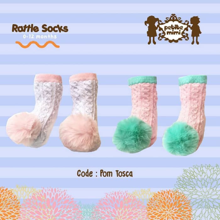 Petite Mimi Kaos Kaki Rattle - Kaos Kaki Bayi