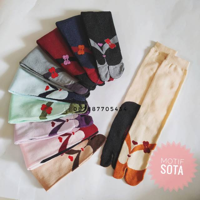 [12 PASANG] KAOS KAKI MOTIF SOTA