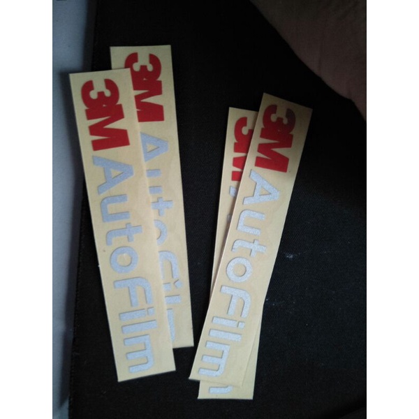 Stiker Logo 3M Auto Film, Sticker cutting AutoFilm, Logo 3M
