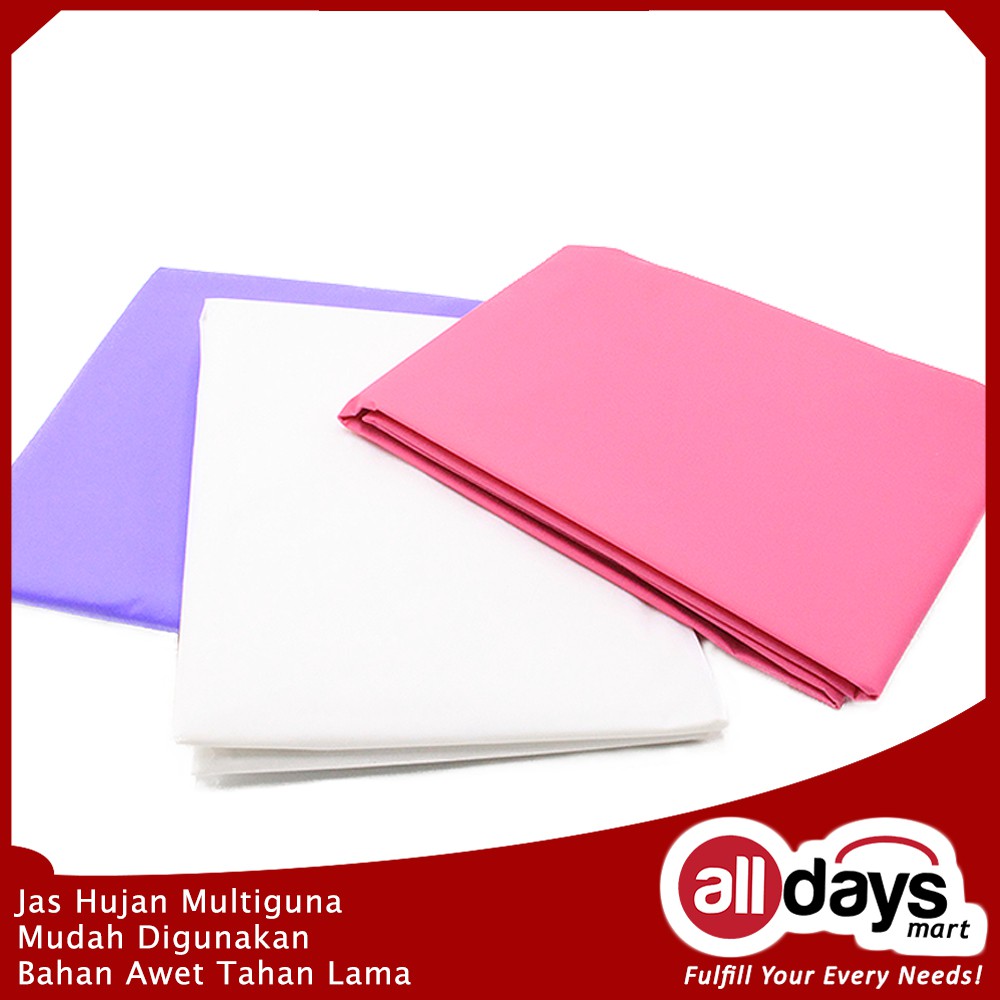Alldaysmart Jas Hujan Anak Transparan C1010 (Random Colour)
