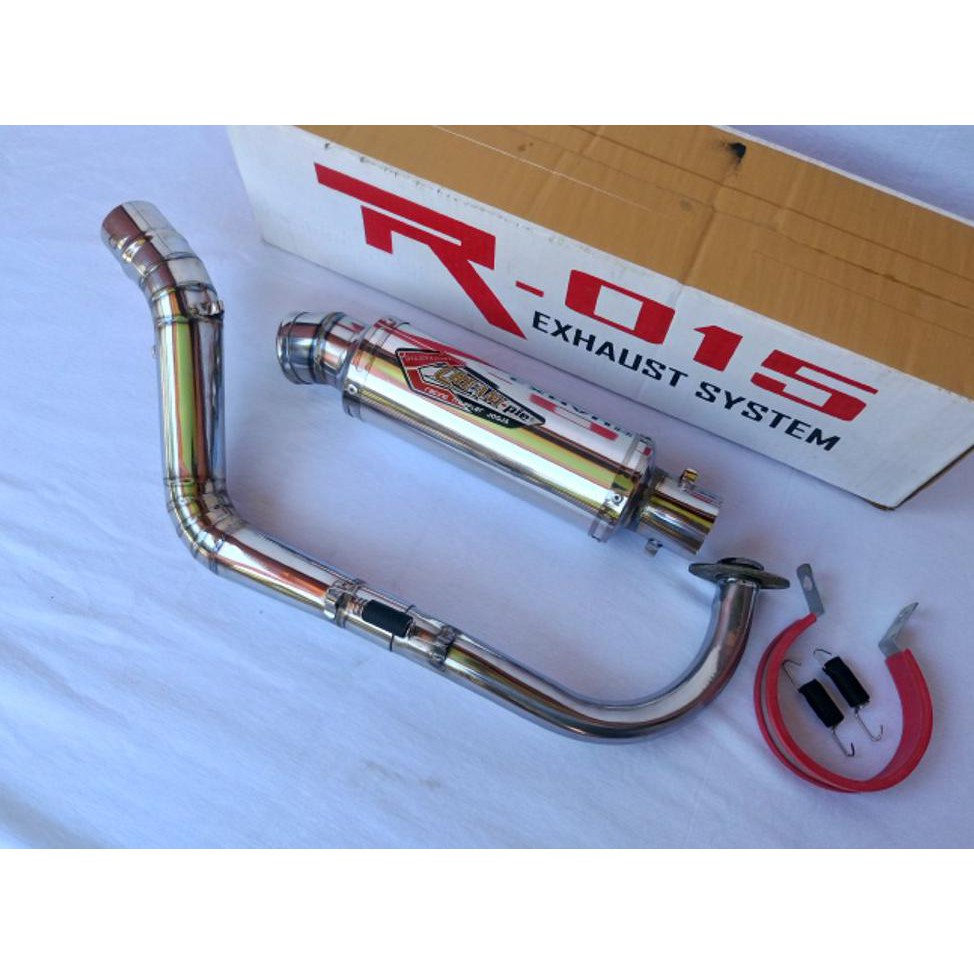 Harga Knalpot Racing Matic Beat Soul Vario Mio Creampie Silencer Bulat Murah Shopee Indonesia