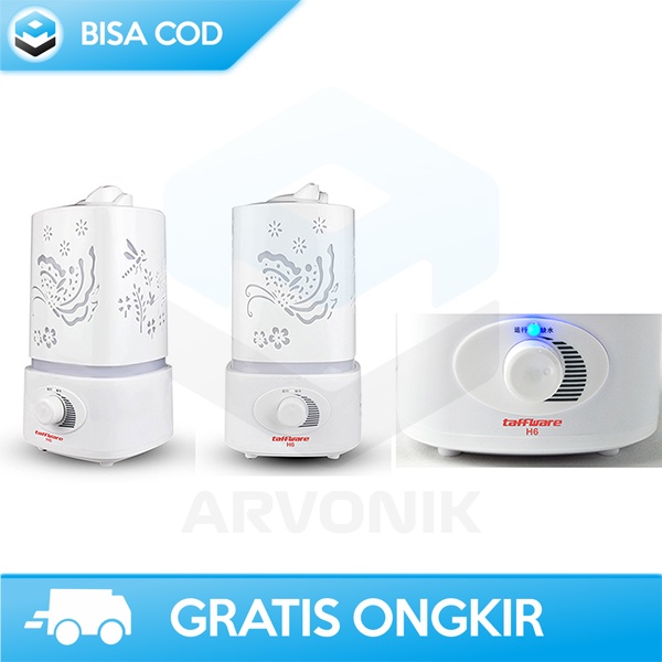 AROMATHERAPY HUMIDIFIER OIL DIFFUSER TAFFWARE HUMI H6 1500ml 7 COLOR