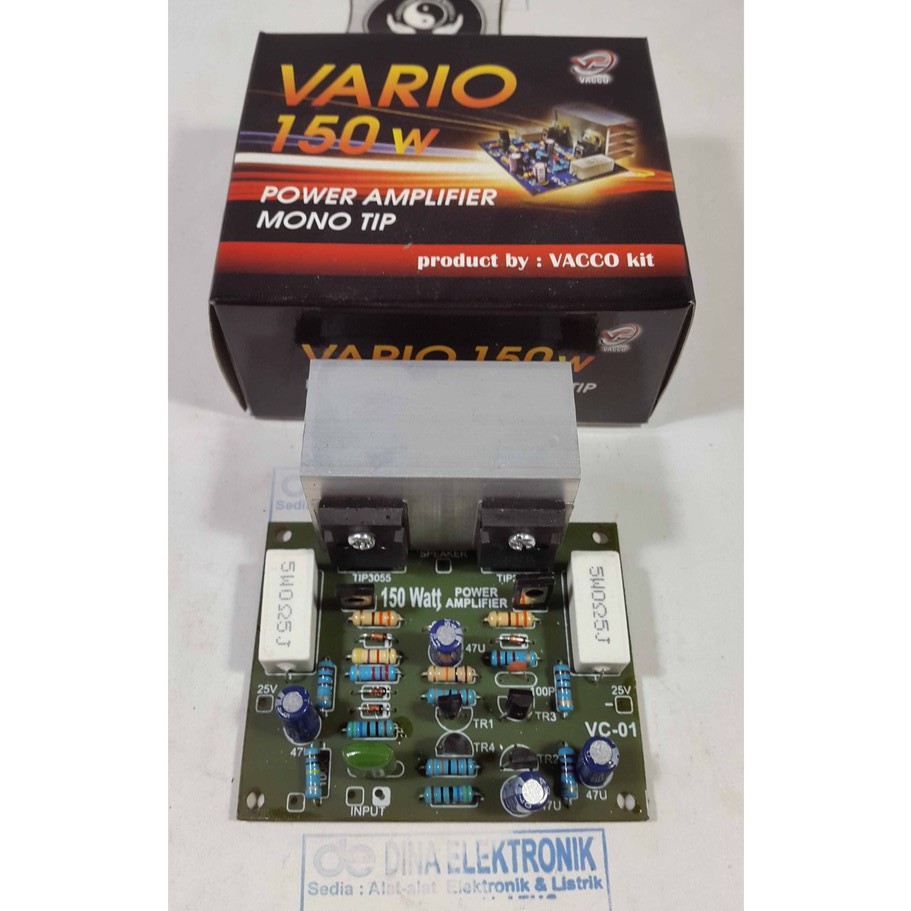 Jual KIT POWER AMPLIFIER MONO OCL 150 WATT TIP 2955 dan 3055 | Shopee