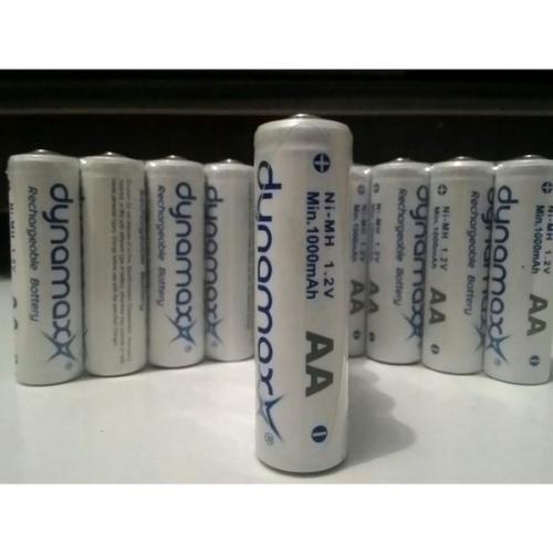 2 BIJI Baterai Dynamax AA Bisa di Cas Kembali kalau Habis - Batu Baterai Charger Battery Recharger R