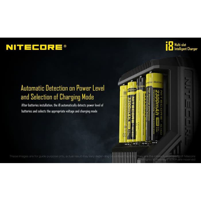 Nitecore i8 Intellicharger Universal Battery Charger 8 Slot - i 8