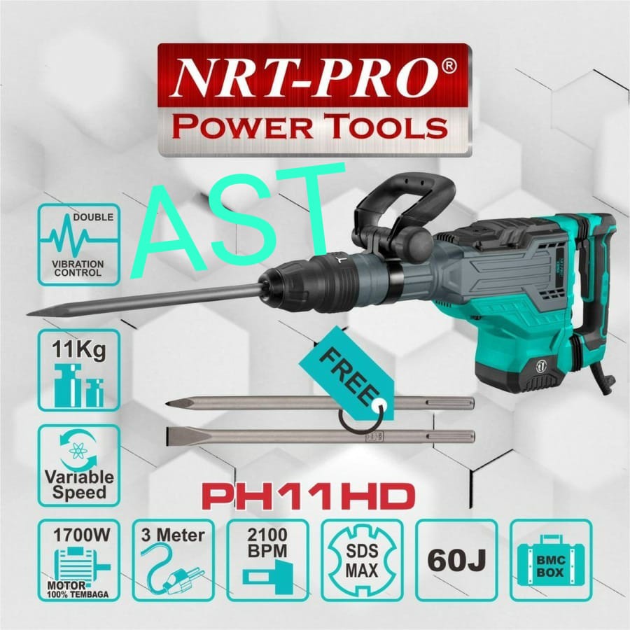 HAMMER DEMOLITION   PH 11 HD - MESIN BOR BOBOK BETON PH 11HD / NRT-PRO