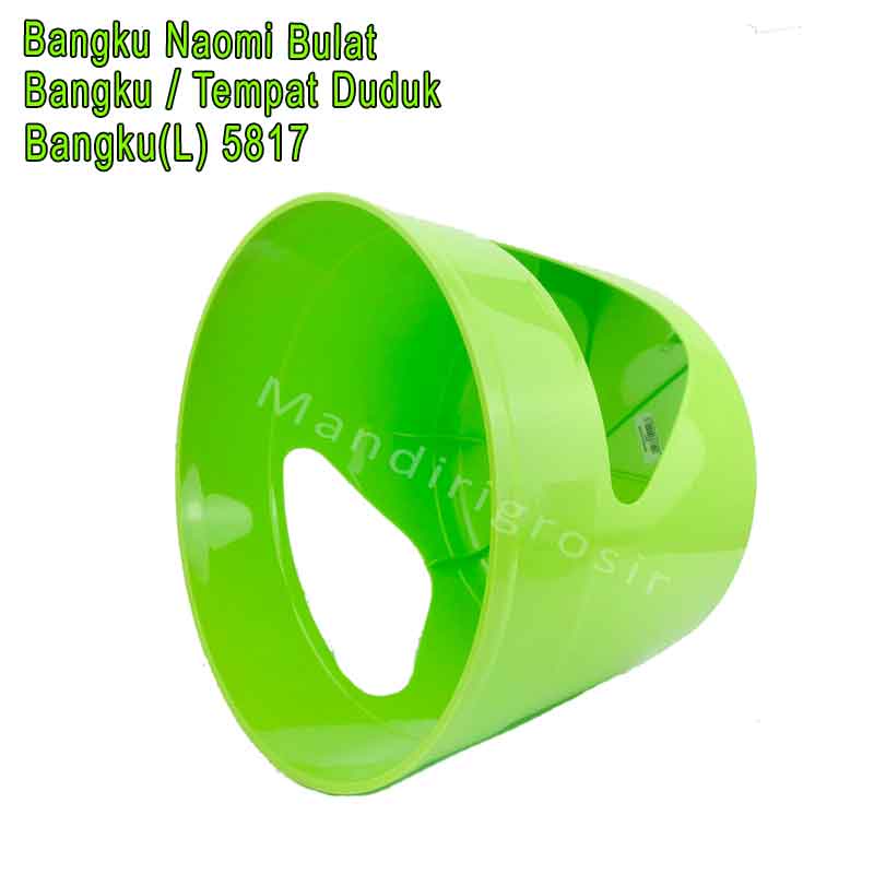 Bangku Plastik * Bangku Naomi Bulat * Tempat Duduk * Bangku(L) 5817