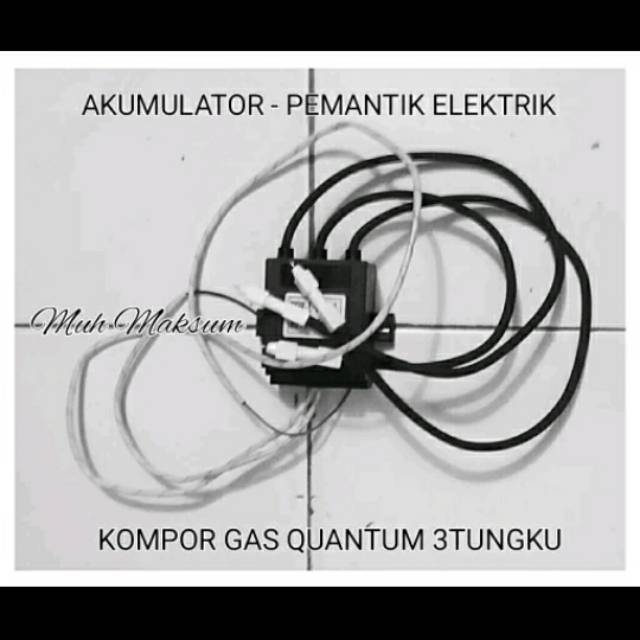 Pemantik api elektrik quantum 3tungku